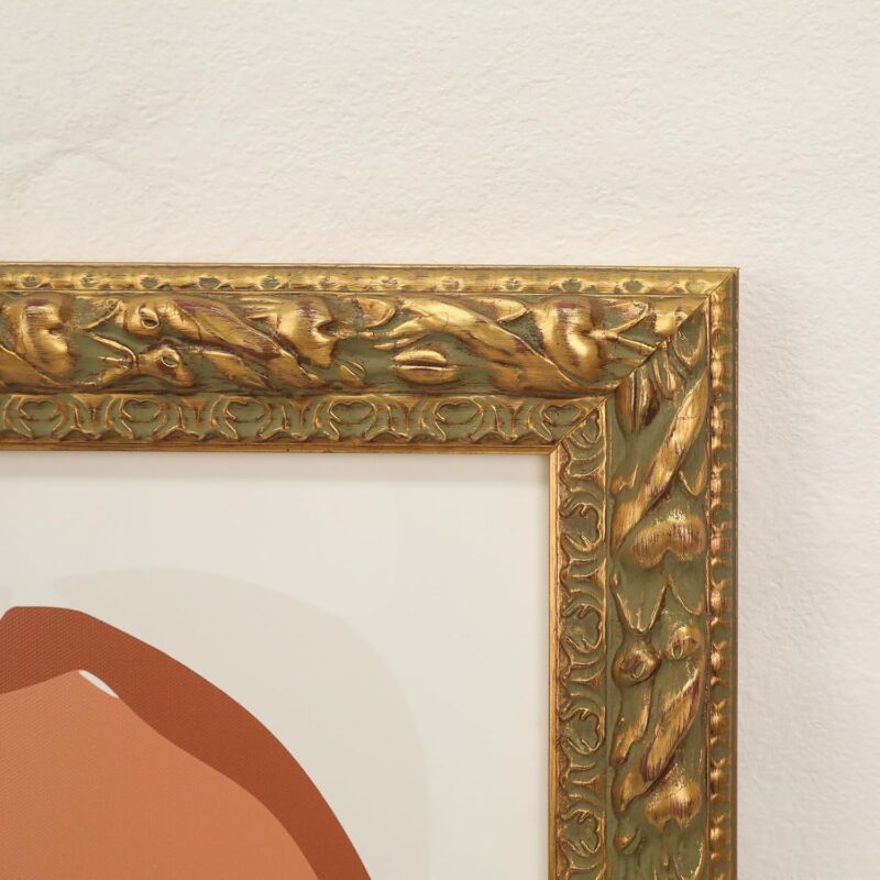 Wood Frame for 16x20 Canvas Paintings, Finished 16x20 Gold Frame for Oil Painting Art Prints, Antique Ornate Picture Frame for Landscape Portrait Wall Decor (Empty Frame, No Backboard) - Image 2