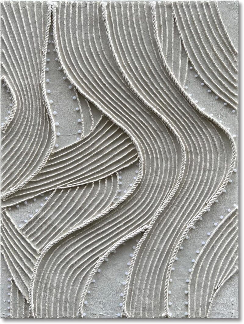 40x28 inches Modern Abstract Art White Abstract Oil Painting Hand Art Painting Wall Decorative Art